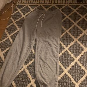 Grey sweatpants